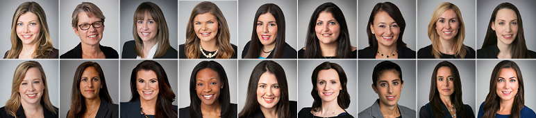 Headshots of the eighteen Weil attorneys shortlisted for Euromoney's 2024 Women in Business Law Americas Awards