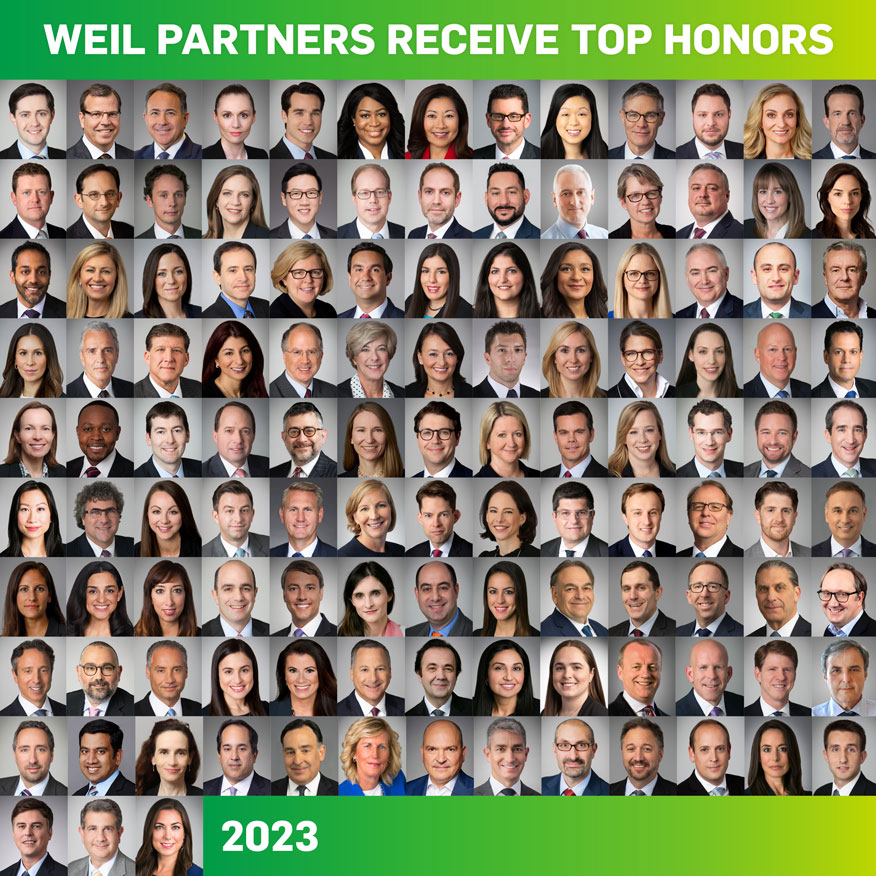 Weil Partners Receive Top Honors in 2023
