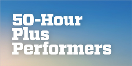 50-Hour Plus Performers 2024 50-Hour Plus Performers 2024