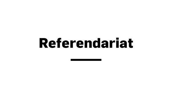 Referendariat Referendariat