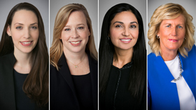 Olivia Greer, Brianne Kucerik, Charan Sandhu, Diane Sullivan and Elizabeth Stotland Weiswasser