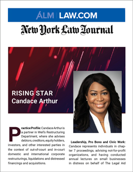 Rising Star - Candace Arthur