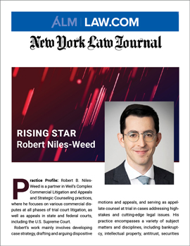 Rising Star - Robert Niles-Weed