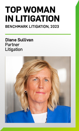 Litigation partner Diane Sullivan has been named to Benchmark Litigation’s Top 250 Women in Litigation 2023.