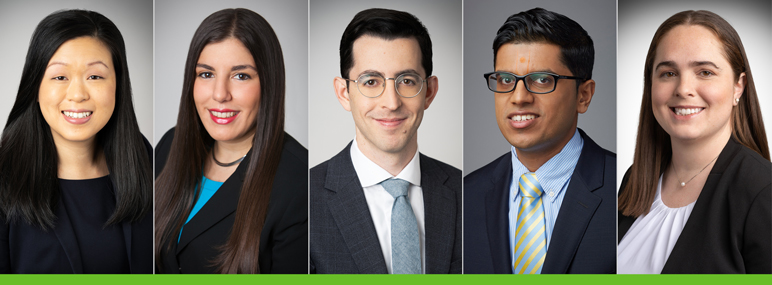  Headshots of five Weil partners named to 40 & Under List for 2024