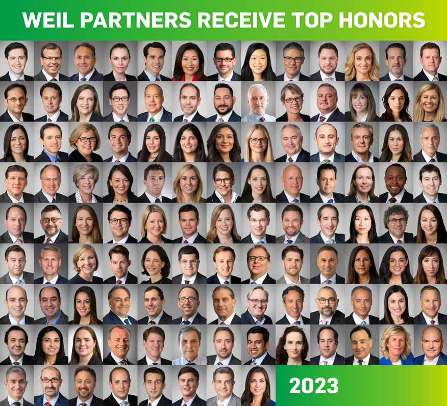 Weil Partners Receive Top Honors in 2023