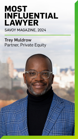 Headshot of Trey Muldrow, “Most Influential Lawyer”