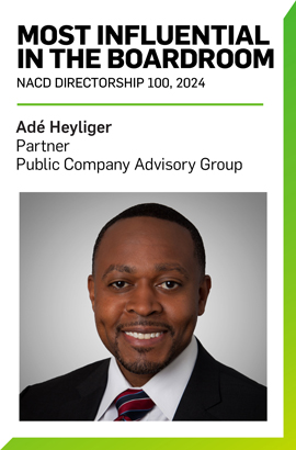 Ade Heyliger - Most Influential in the Boardroom