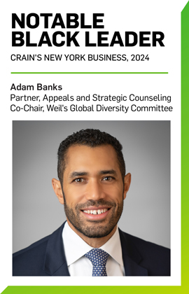 Adam Banks Named a 2024 Notable Black Leader by Crain’s New York Business